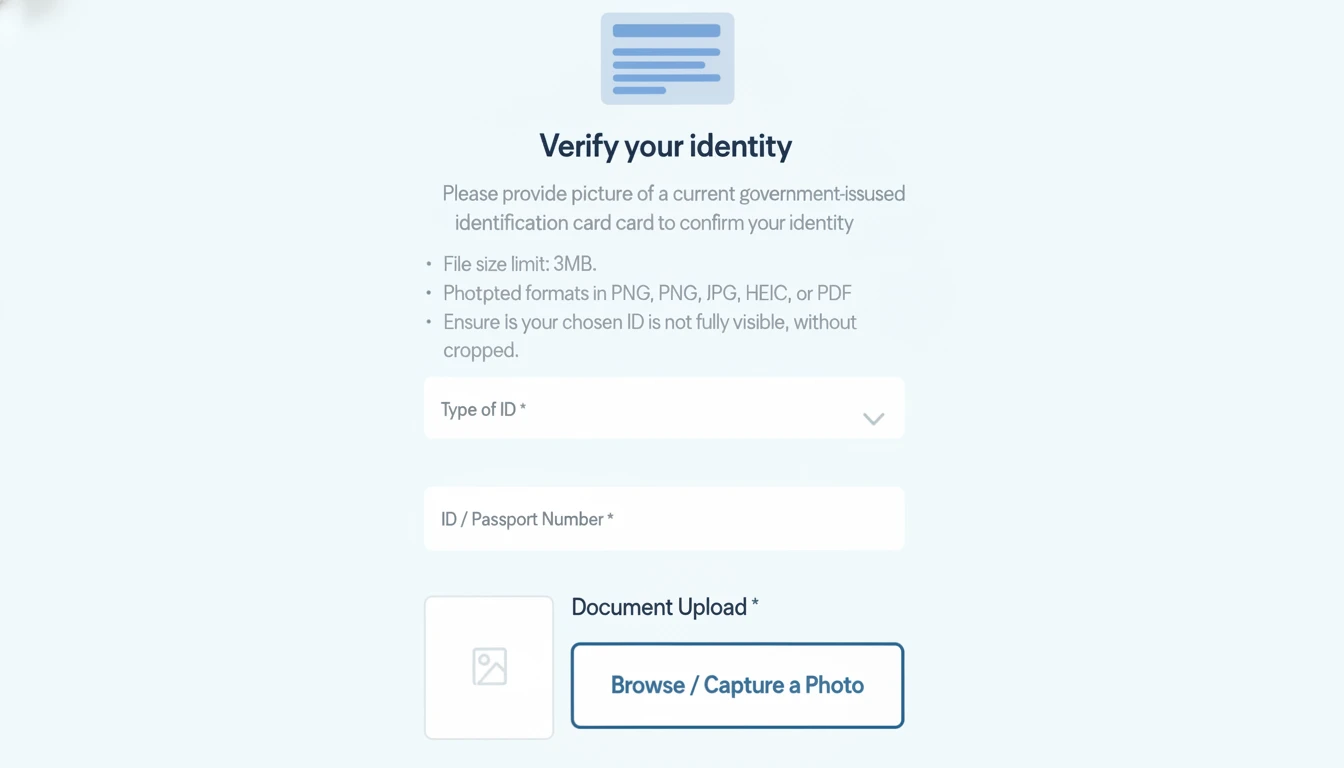 verify your identity
