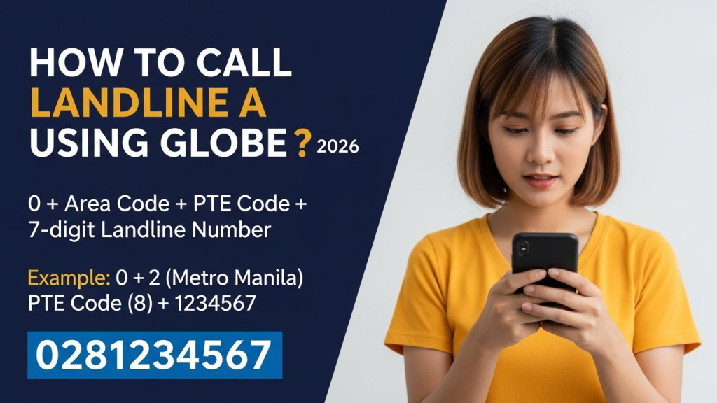 How to Call a Landline Using Globe in 2026